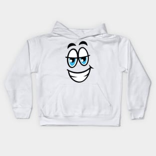 Smiling smiley face Kids Hoodie